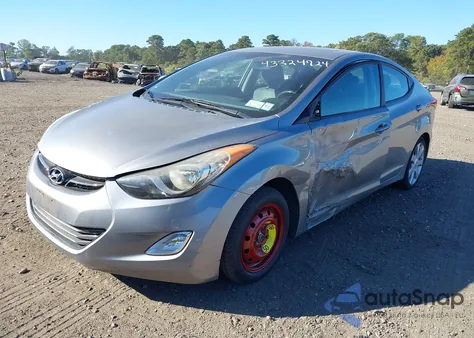 2012 Hyundai Elantra Gls/Limited from USA, damaged, VIN KMHDH4AE1CU458862